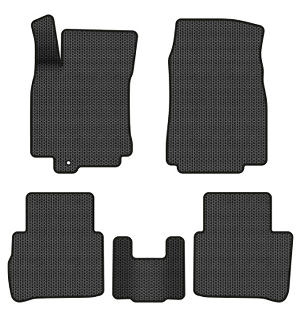 EVA коврики в салон авто EVAtech для Tiida (C11) (Squib VL) Nissan 2004-2014 1 поколение Sedan EU (NS33084C5VL1SBB) - Фото 1