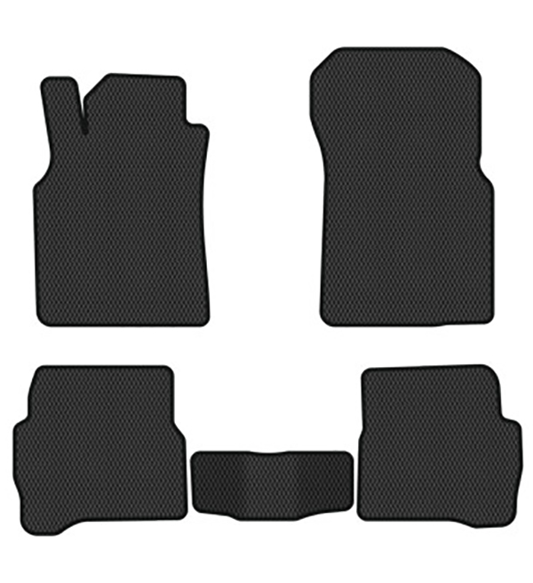 EVA коврики в салон авто EVAtech для Almera (N16) Nissan 2000-2006 2 поколение Sedan EU NS3380C5RBB - Фото 1