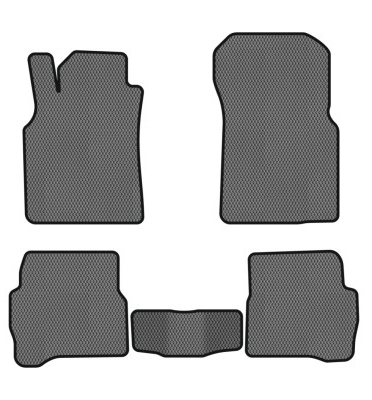 EVA коврики в салон авто EVAtech для Almera (N16) Nissan 2000-2006 2 поколение Sedan EU NS3380C5RGB - Фото 1