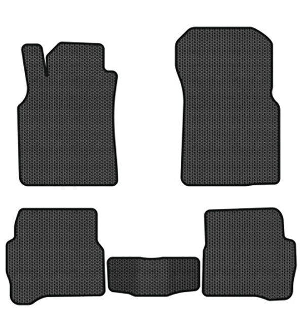 EVA коврики в салон авто EVAtech для Almera (N16) Nissan 2000-2006 2 поколение Sedan EU NS3380C5SBB - Фото 1