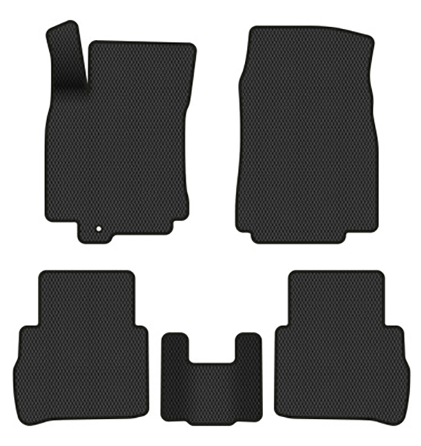 EVA коврики в салон авто EVAtech для Tiida (C11) (Squib VL+VR) Nissan 2004-2014 1 поколение Sedan EU (NS33923C5VL1RBB) - Фото 1