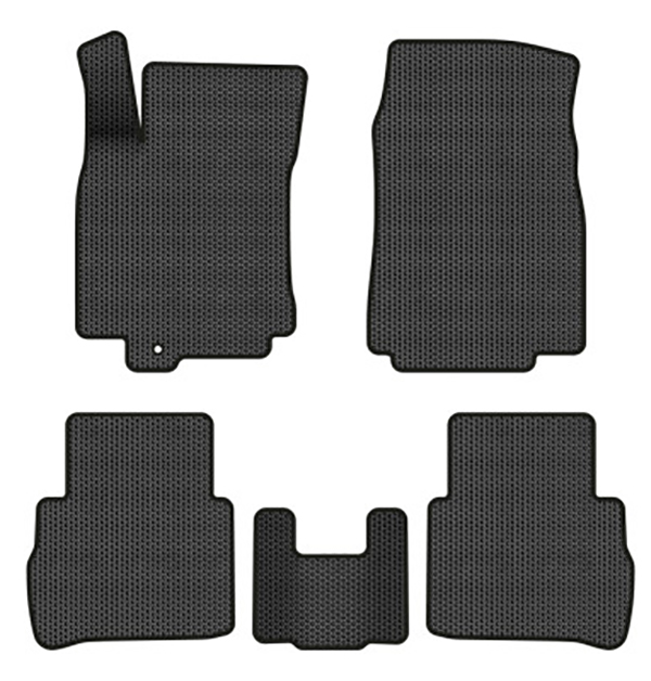 EVA коврики в салон авто EVAtech для Tiida (C11) (Squib VL+VR) Nissan 2004-2014 1 поколение Sedan EU (NS33923C5VL1SBB) - Фото 1