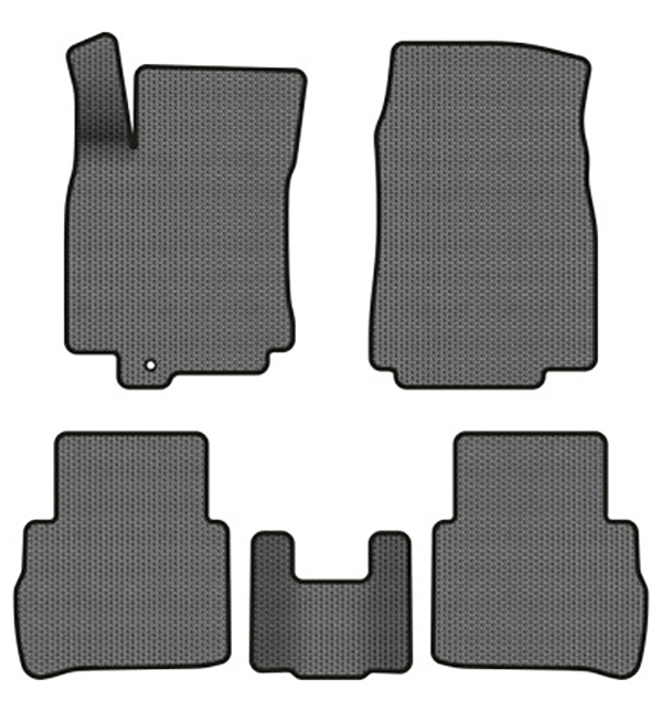 EVA коврики в салон авто EVAtech для Tiida (C11) (Squib VL+VR) Nissan 2004-2014 1 поколение Htb EU (NS33924C5VL1SGB) - Фото 1