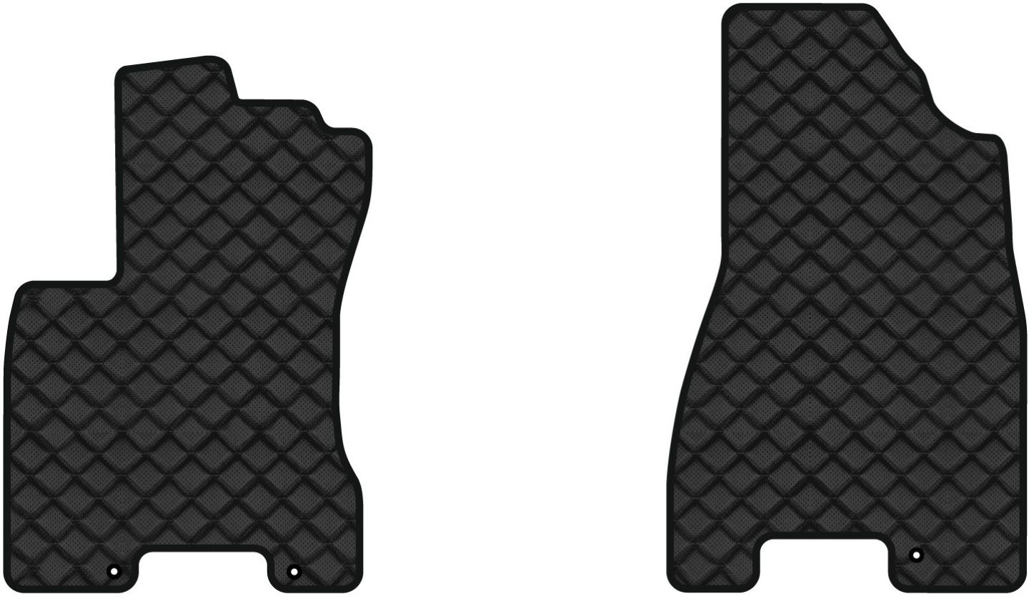 Коврики из экокожи в салон авто передние EVAtech ECO для X-Trail (T31) Nissan 2007-2010 2 поколение SUV EU NS3751AGO2LA3BBB - Фото 1