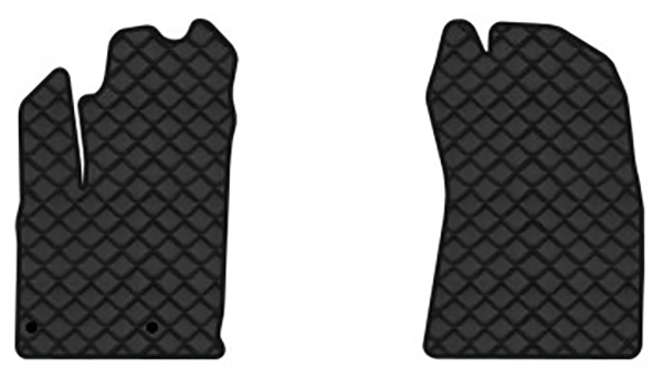 Коврики из экокожи в салон авто передние EVAtech ECO для Qashqai (J12) Hybrid Nissan 2021 3 поколение SUV EU NS42888A2RN2BBB - Фото 1