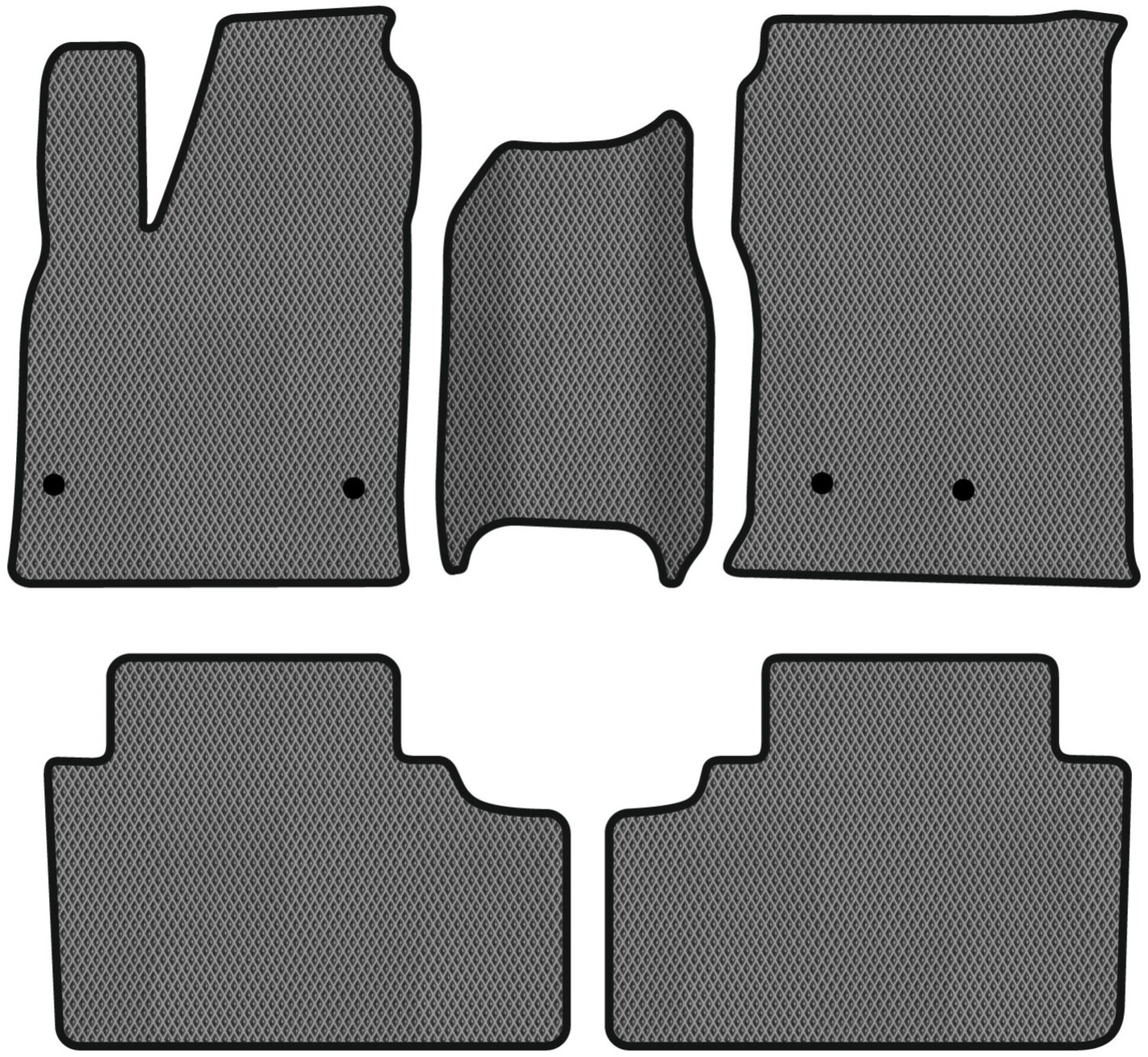 EVA килимки в салон авто EVAtech для Ariya (FE0) Nissan 2022 1 покоління SUV EU NS44524PC5RN2RGB - Фото 1