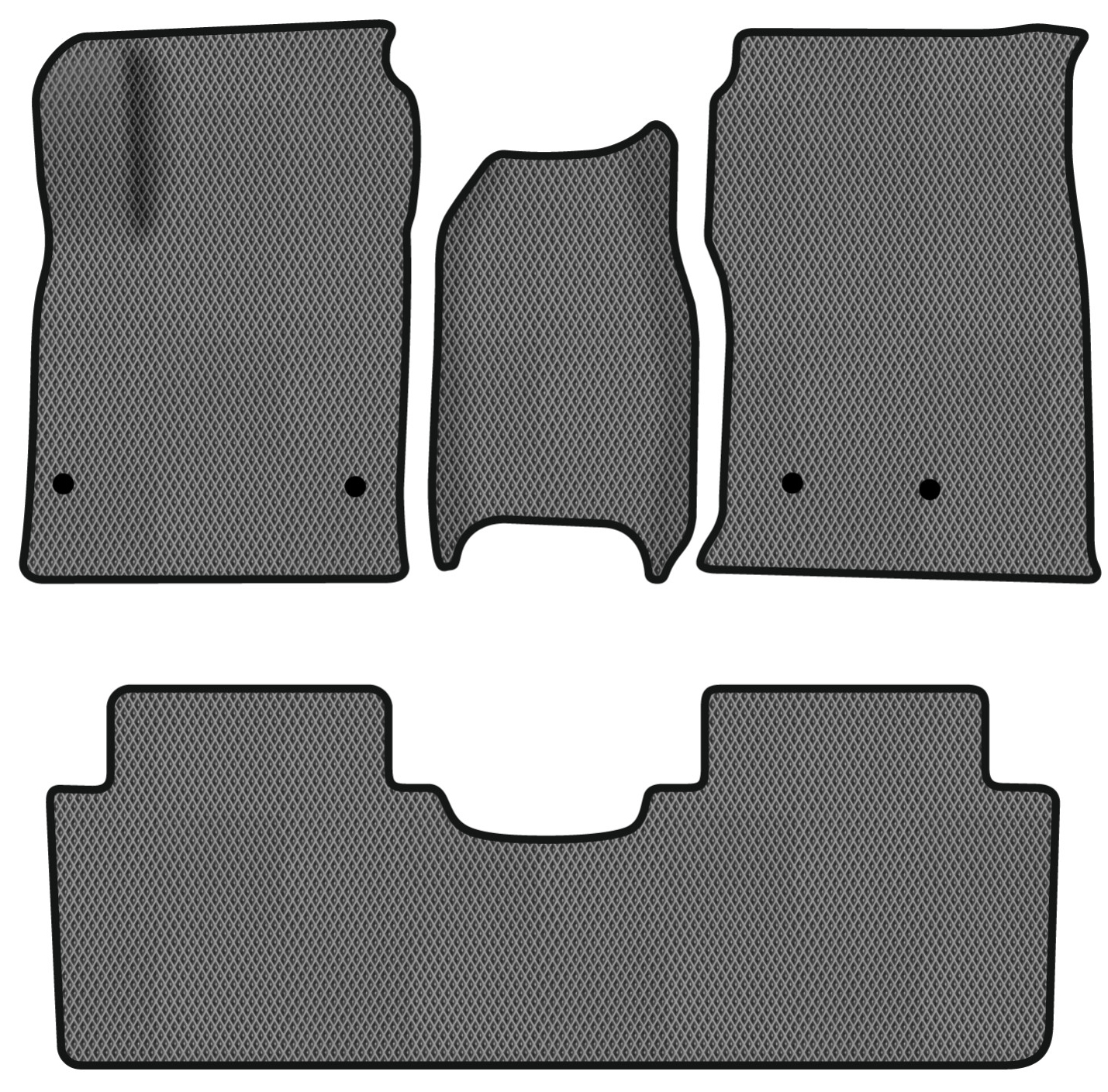EVA коврики в салон авто EVAtech для Ariya (FE0) Nissan 2022 1 поколение SUV EU (NS44524ZD4RN2RGB) - Фото 1