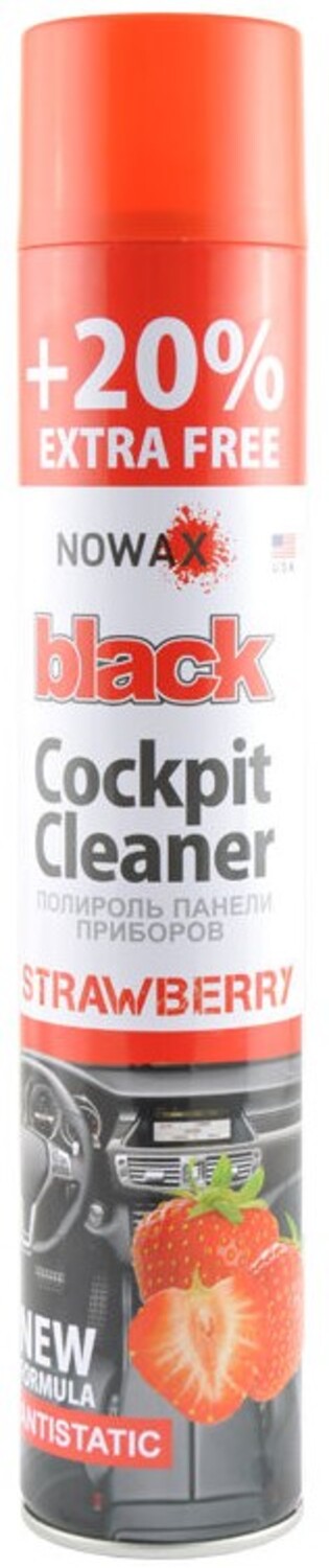 Поліроль для авто NOWAX Spray 750 ml Strawberry (NX00704) - Фото 1