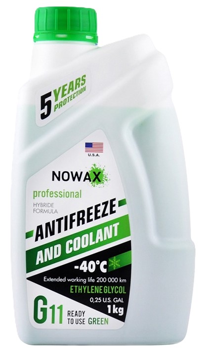 Антифриз NOWAX Green (NX01008) - Фото 1