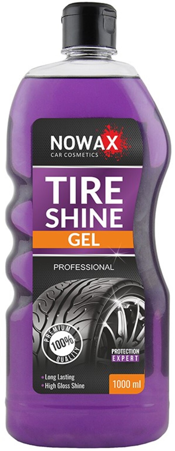 Засіб для шин NOWAX чорніння гелевий TIRE SHINE GEL 1000 ml (NX01160) - Фото 1