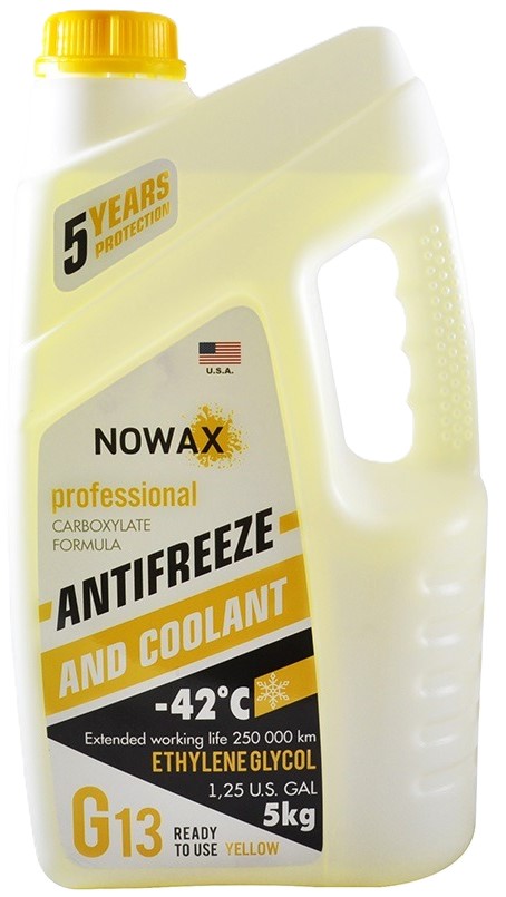 Антифриз NOWAX Yellow (NX05007) - Фото 1