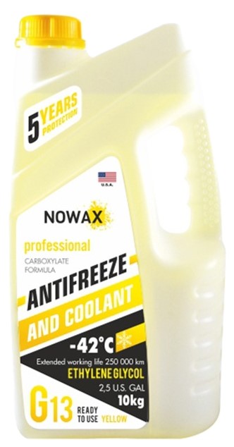 Антифриз NOWAX Yellow (NX10007) - Фото 1