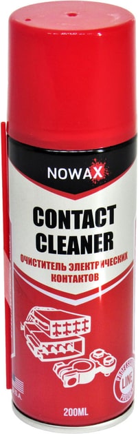 Купити Очисник для авто NOWAX Contact cleaner 200 мл (NX20900) - Фото 1 Очисник для авто NOWAX Contact cleaner 200 мл (NX20900) - Фото 1