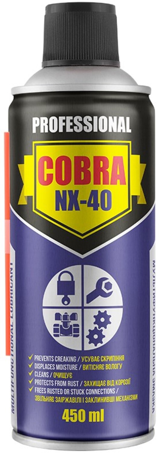 Мастило для авто Cobra MULTIFUNCTIONAL LUBRICANT NX-40 450 мл (NX45400) - Фото 1