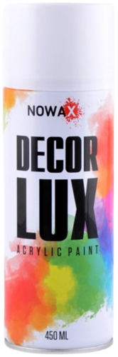 Фарба для авто NOWAX акрилова Spray 450 ml білий матов (NX48013) - Фото 1