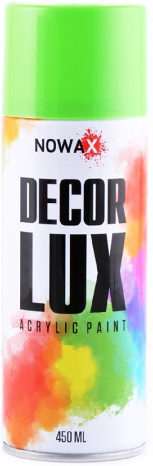 Фарба для авто NOWAX флуоресцентна Spray 450 ml зелений (NX48046) - Фото 1