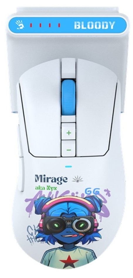 Мышь беспроводная игровая Bloody R73 Ultra Duo (Nyx Mirage) - Фото 1