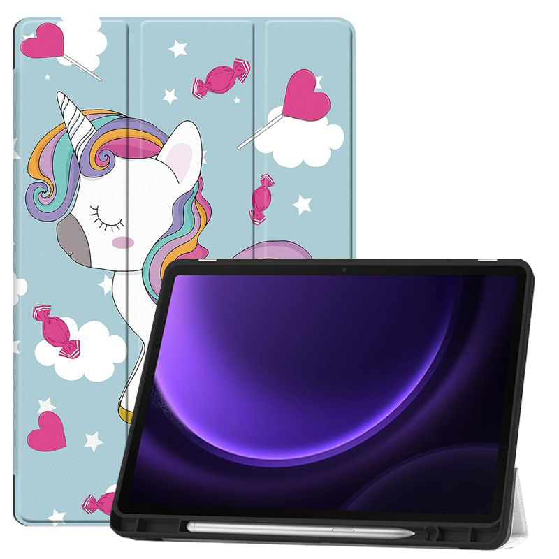 Чехол для планшета BeCover Flexible TPU Mate for Samsung Galaxy Tab S10 FE (SM-X520/SM-X526) 10.9" Unicorn (713272) - Фото 1
