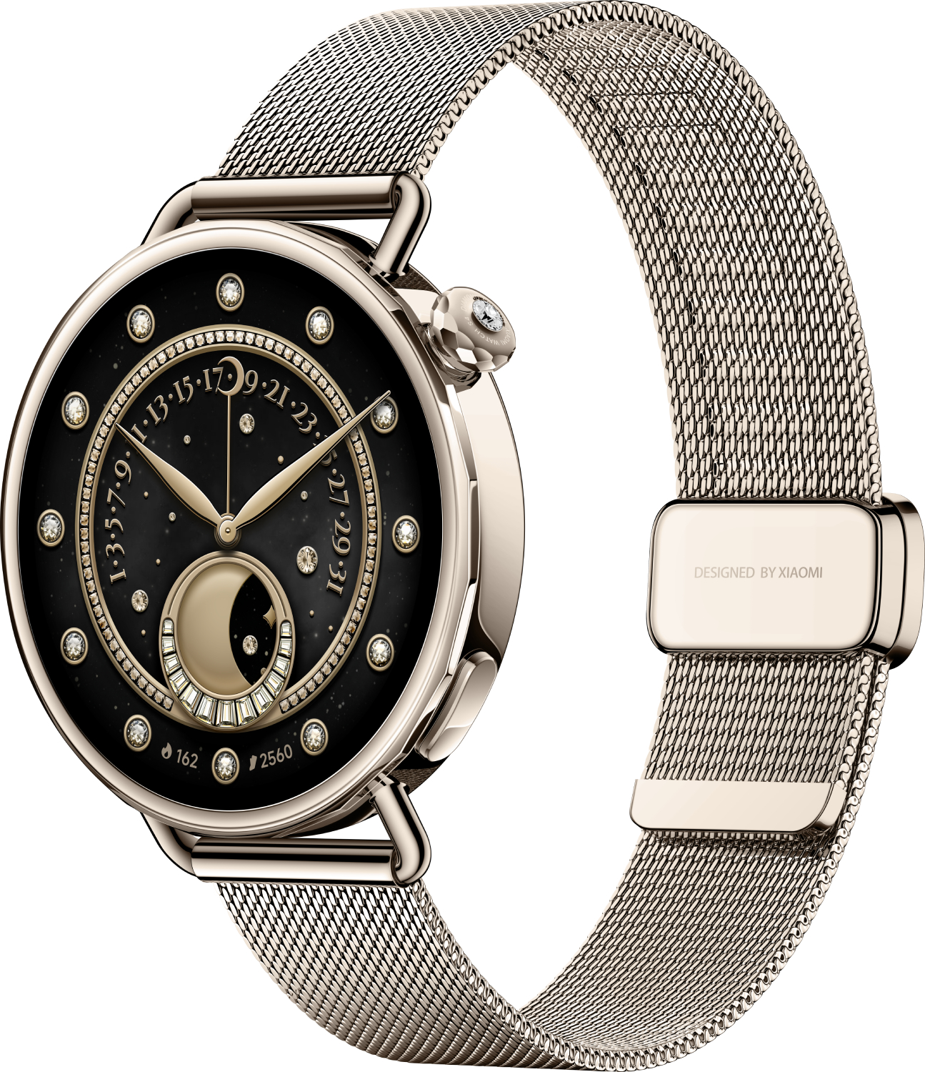 Смарт-часы Xiaomi Watch S4 41mm Milanese Strap Sunset Gold - Фото 1