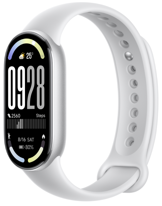 Фитнес-браслет Xiaomi Smart Band 10 Glacier Silver - Фото 1