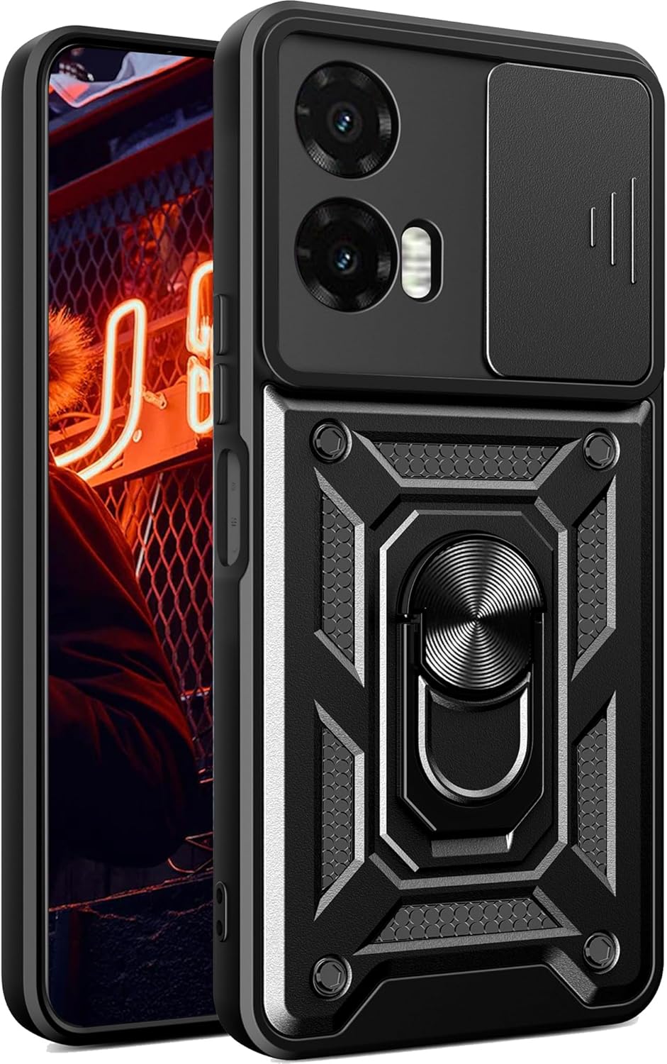 Чехол для смартфона BeCover Military for Motorola Moto G35 Black (713089) - Фото 1