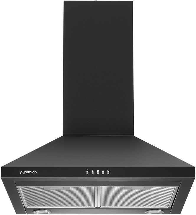 Вытяжка декоративная Pyramida KX 60 (1000) B BL - Фото 1