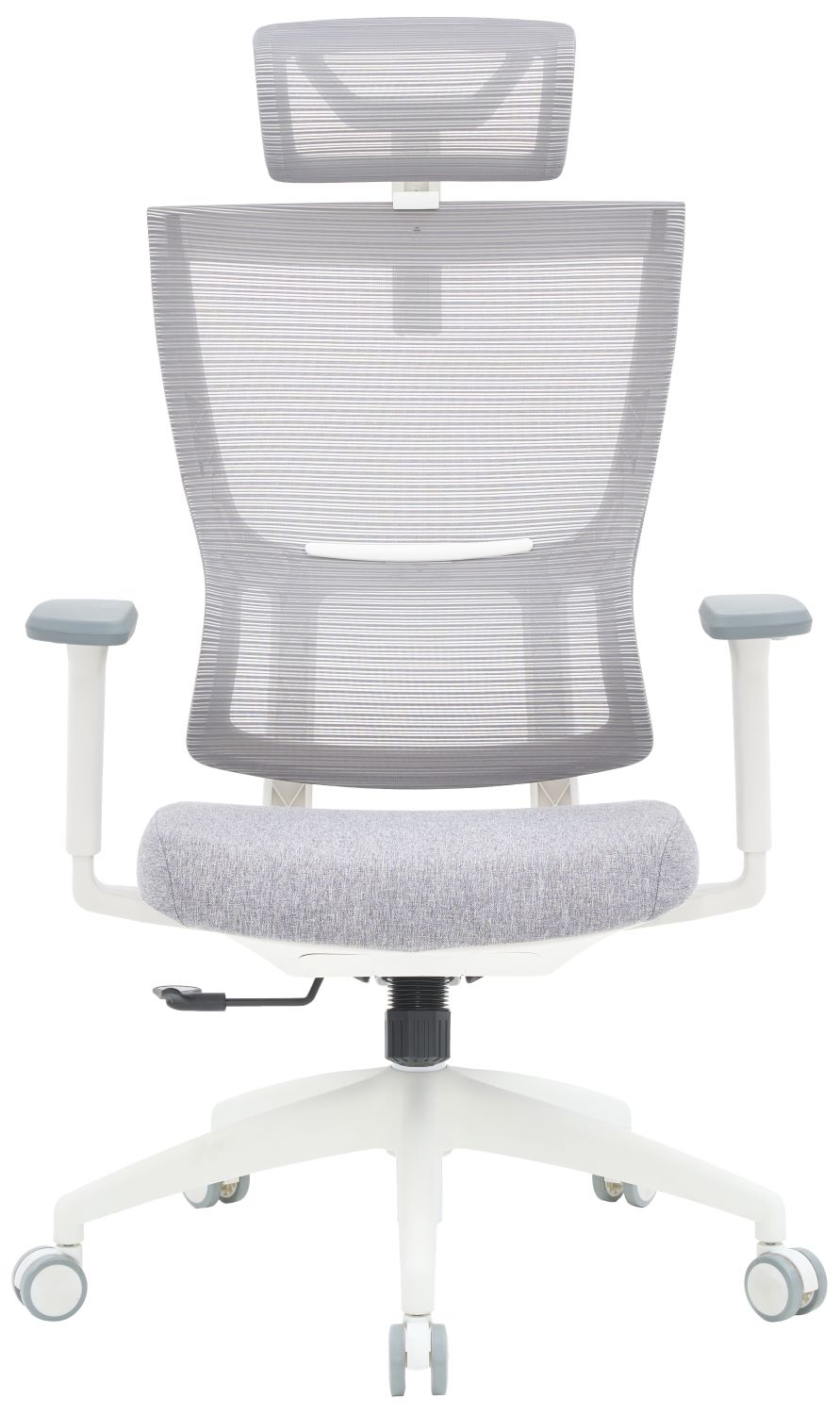 Кресло офисное OfficePro Elegant (OC600-W-LG-LG) White/Light Gray - Фото 1