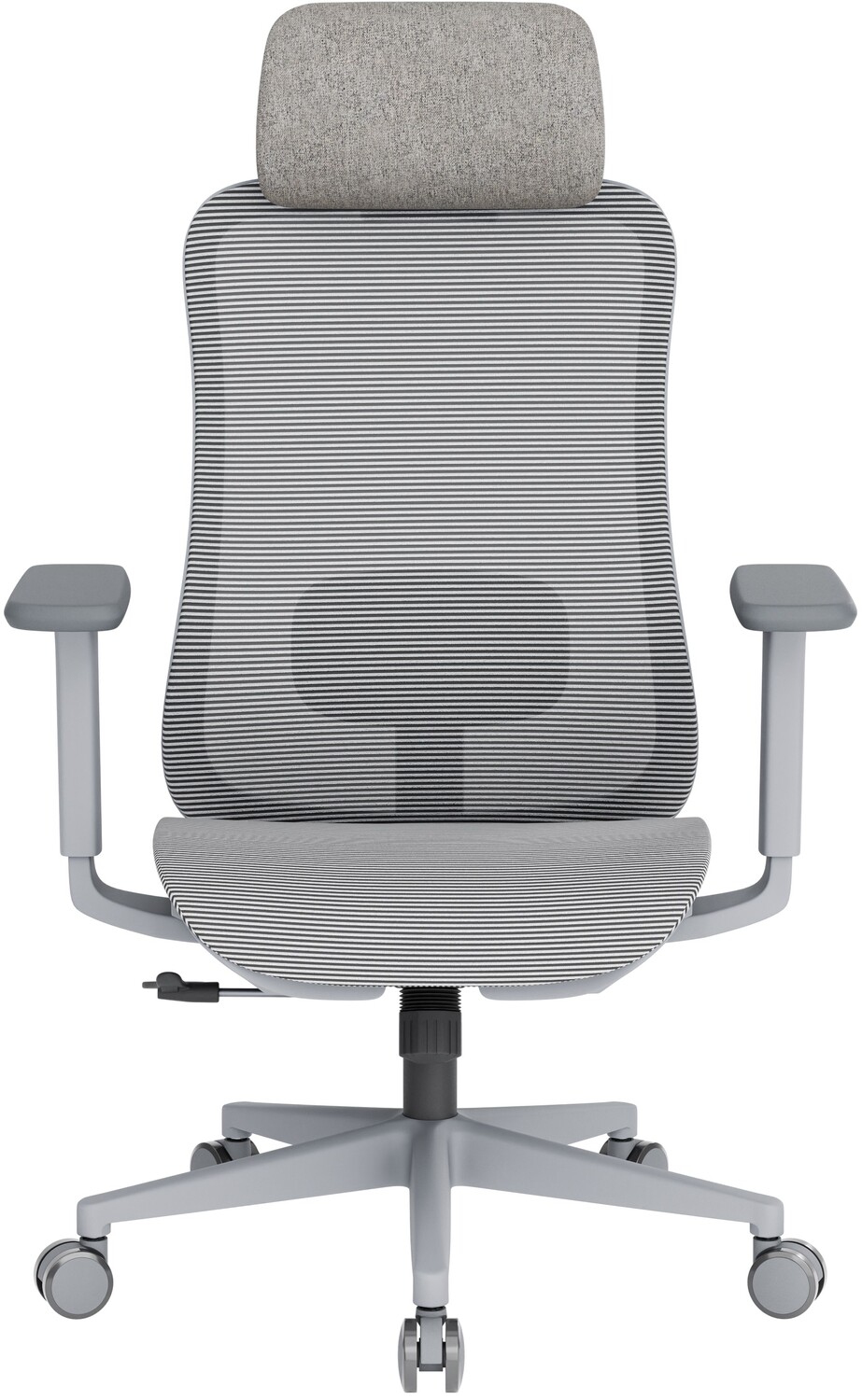 Кресло офисное OfficePro Wave (OC670-G-G-G) Gray - Фото 1