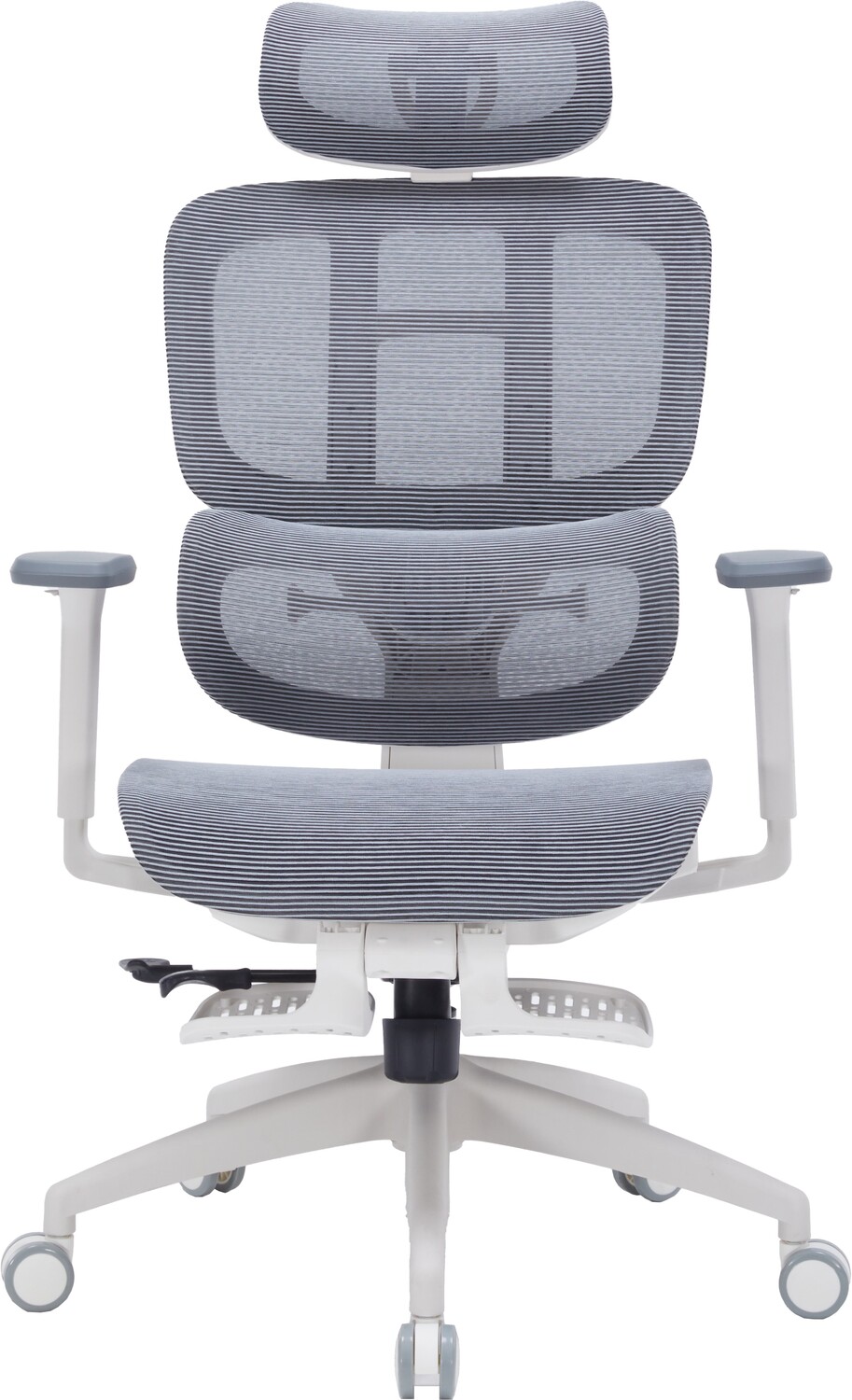 Крісло офісне OfficePro Skyline Footrest (OC750-W-DG-DG) White/Dark Gray