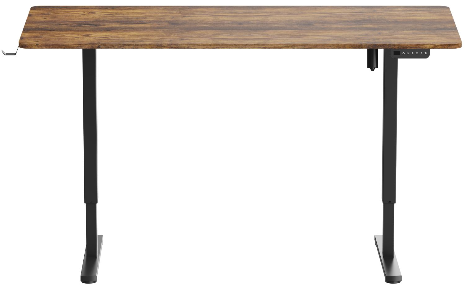 Стіл з електрорегулюванням висоти OfficePro ODE1670DW Dark Wood/Black - Фото 1