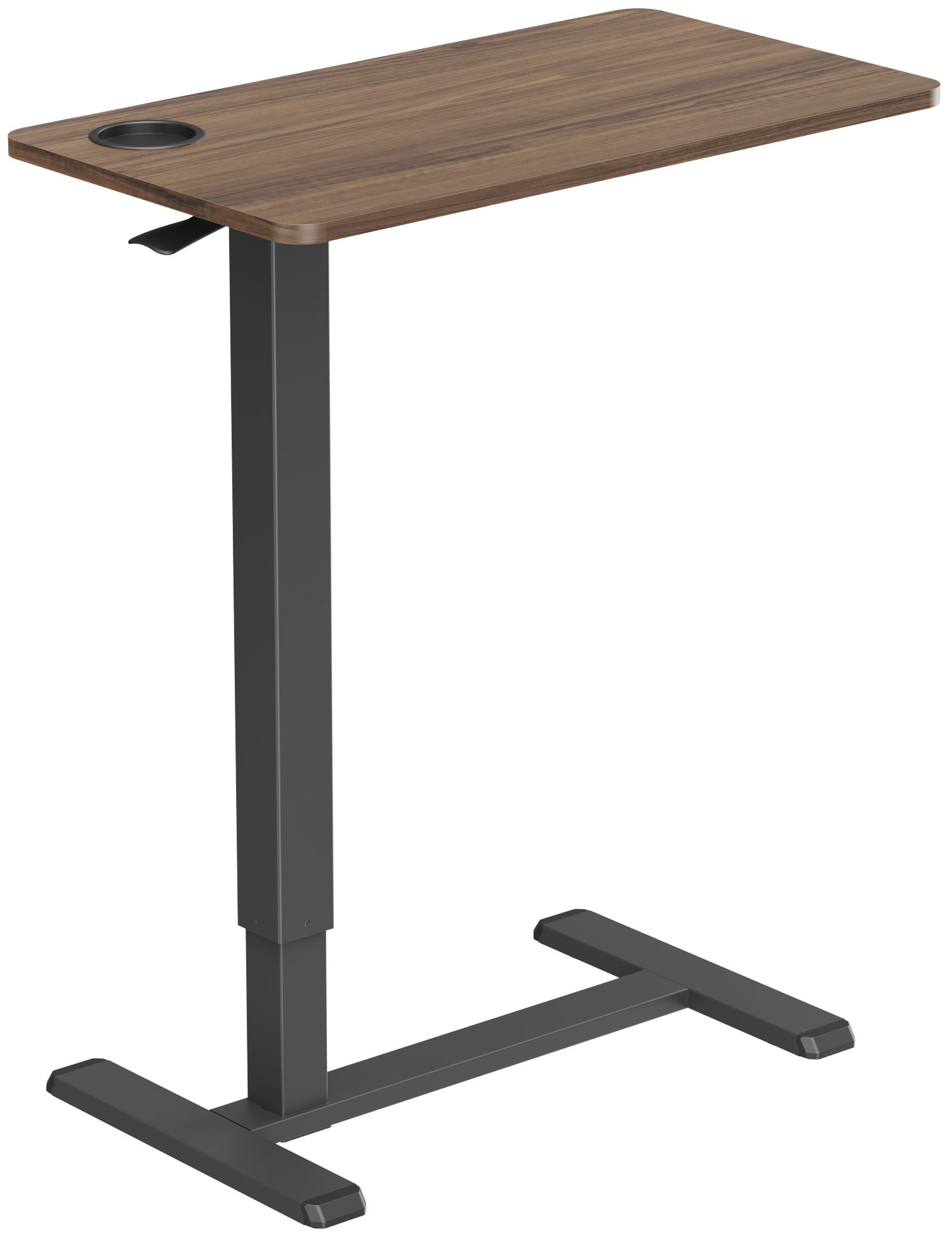 Стол с электрорегулировкой высоты OfficePro ODM270DW Dark Wood/Black - Фото 1