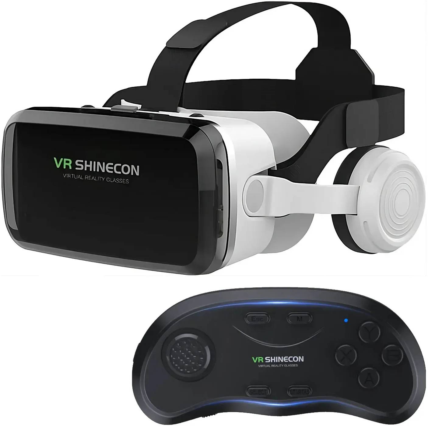 Очки виртуальной реальности Shinecon SC-G04BS-Box + Джойстик Shinecon SC-B01 (SC-G04BS+SC-B01) - Фото 1