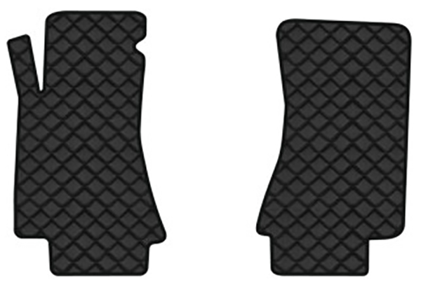 Коврики из экокожи в салон авто передние EVAtech ECO для Omega (B) Opel 1994-2003 2 поколение Sedan EU OL11172A2BBB - Фото 1