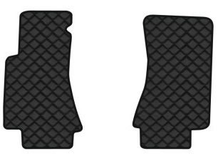 Коврики из экокожи в салон авто передние EVAtech ECO для Omega (B) Opel 1994-2003 2 поколение Sedan EU OL11172AB2BBB - Фото 1