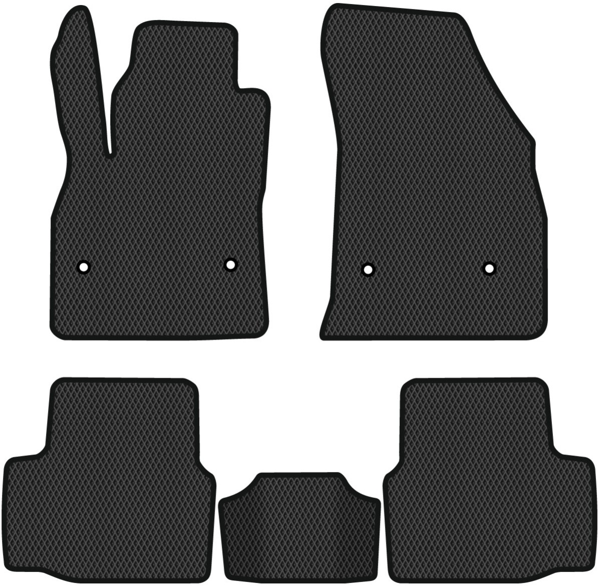 EVA килимки в салон авто EVAtech для Astra (K) Opel 2015-2021 5 покоління Htb EU (OL14167CV5AV4RBB) - Фото 1