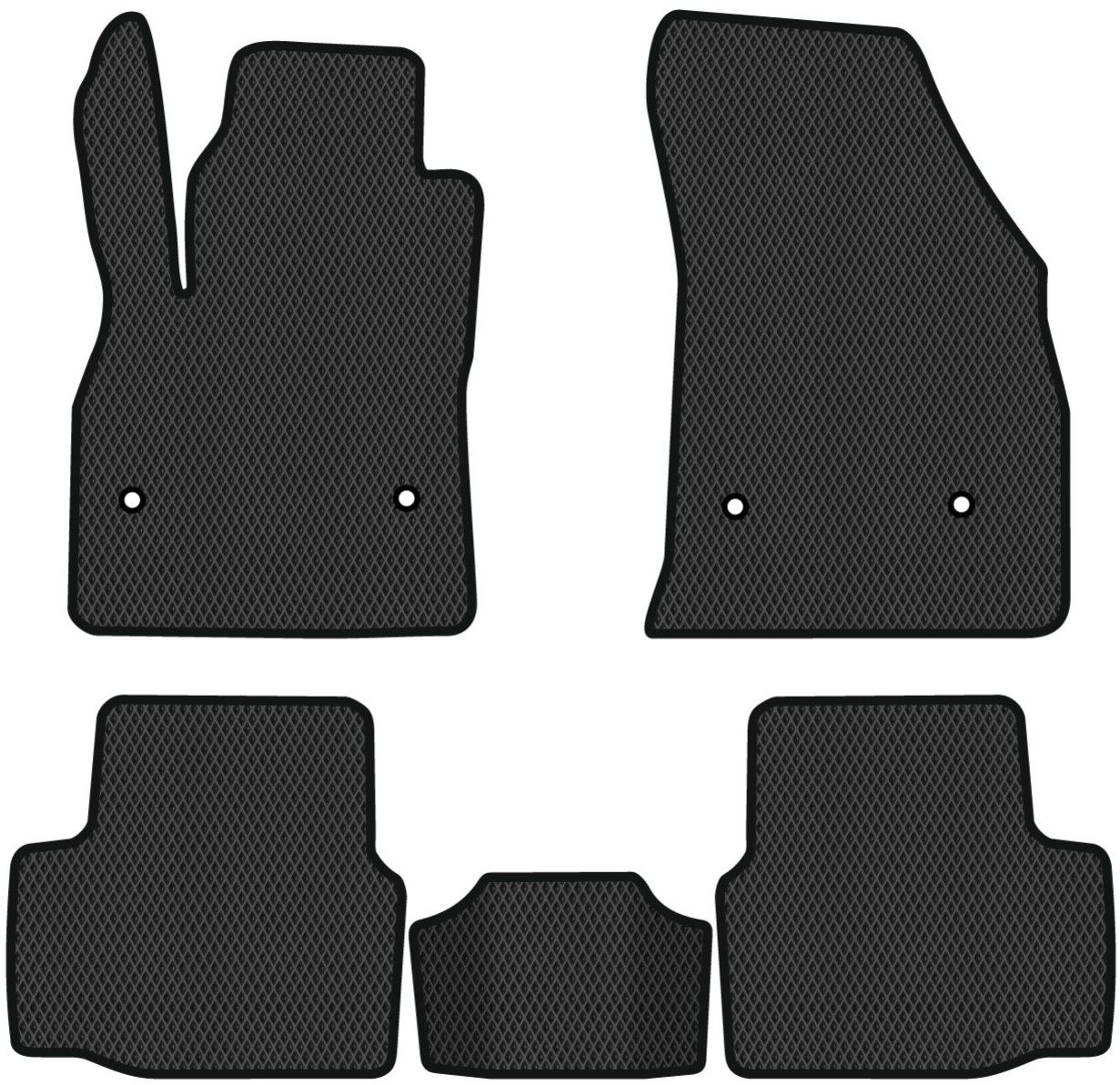 EVA килимки в салон авто EVAtech для Astra (K) Opel 2015-2021 5 покоління Combi EU (OL14168CV5AV4RBB) - Фото 1