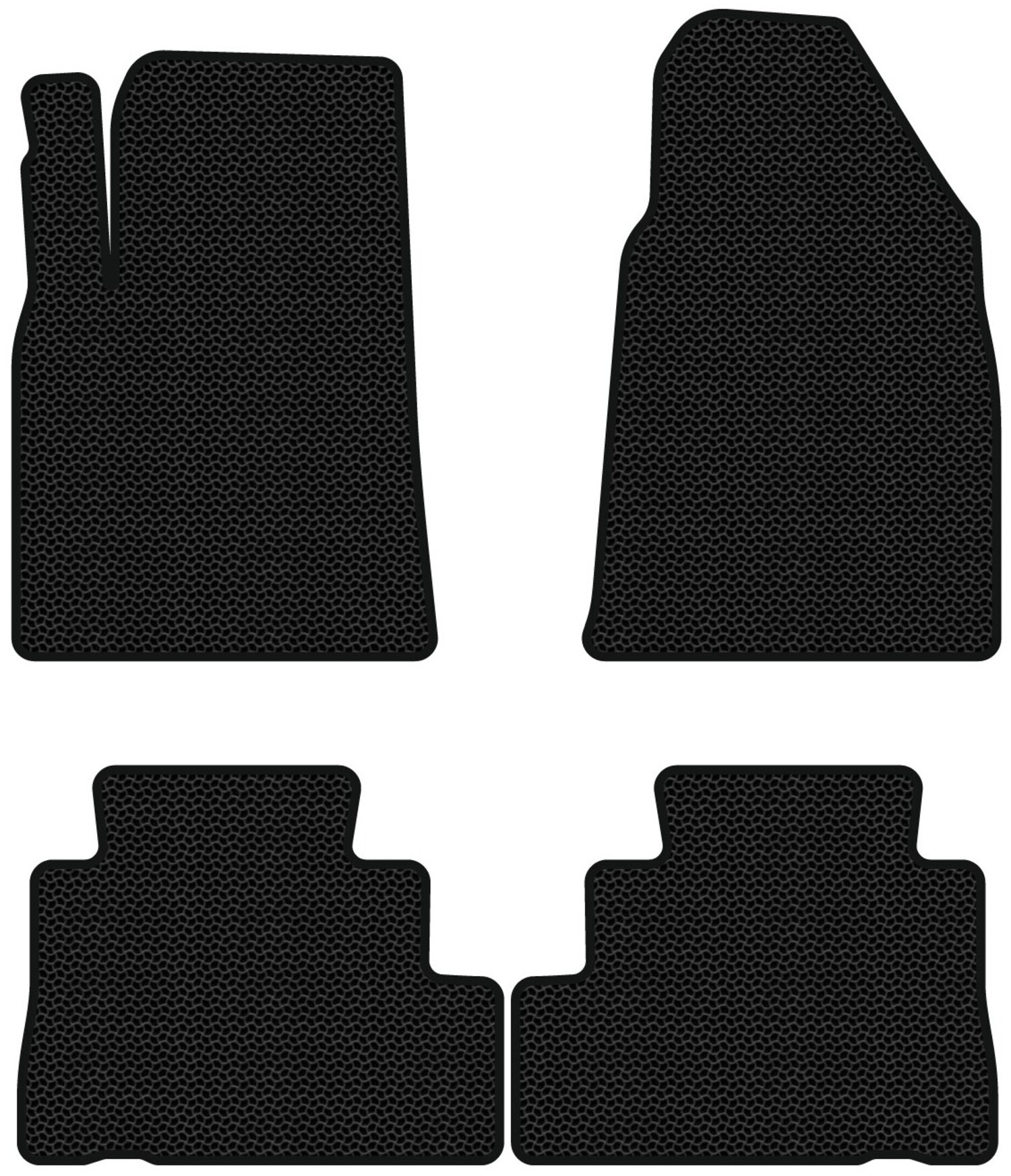 EVA килимки в салон авто EVAtech для Antara Opel 2006-2010 1 покоління SUV EU OL31506PVC4KBB - Фото 1