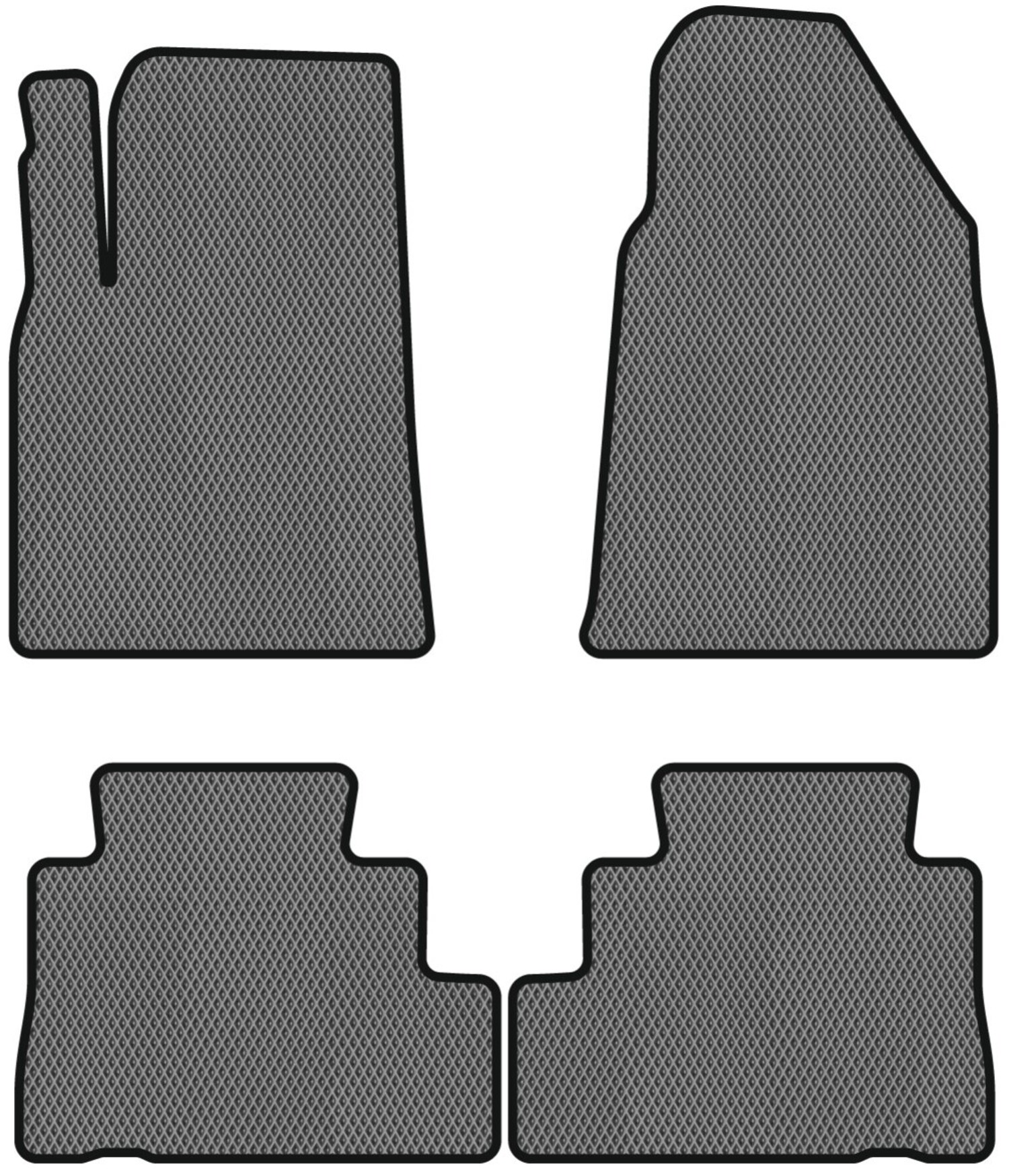 EVA килимки в салон авто EVAtech для Antara Opel 2006-2010 1 покоління SUV EU OL31506PVC4RGB - Фото 1