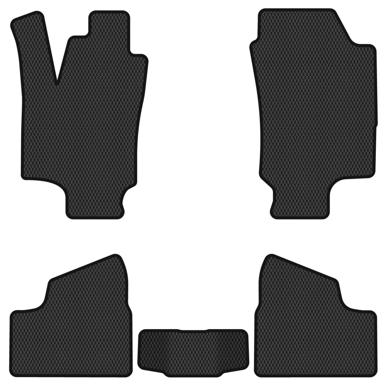 EVA коврики в салон авто EVAtech для Astra (G) MT Opel 1998-2009 2 поколение Liftback EU (OL3200CV5RBB) - Фото 1