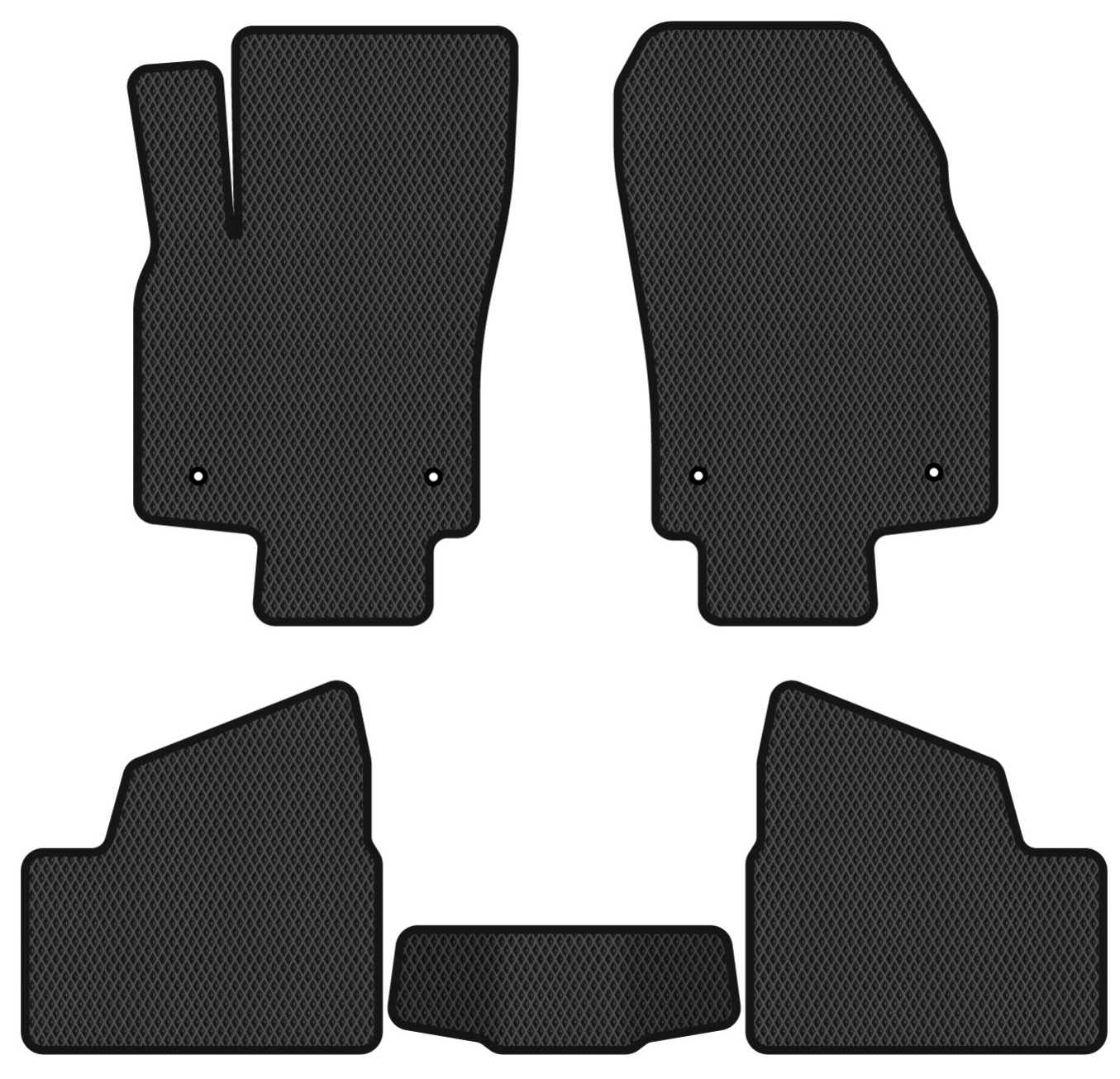 EVA коврики в салон авто EVAtech для Astra (H) AT Opel 2004-2014 3 поколение Htb EU (OL33329CV5CP4RBB) - Фото 1