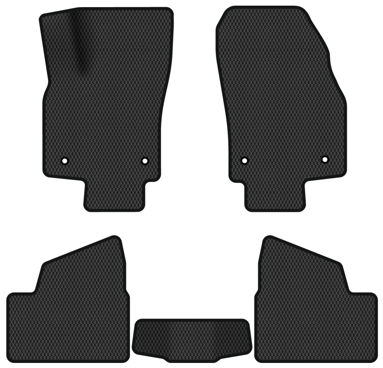 EVA коврики в салон авто EVAtech для Astra (H) AT 3-doors Opel 2004-2014 3 поколение Htb EU (OL33753CE5AV4RBB) - Фото 1