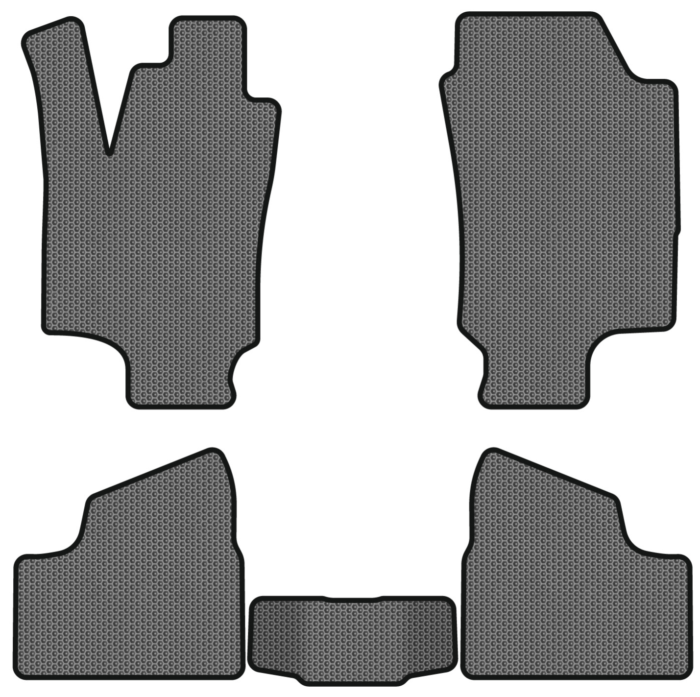 EVA коврики в салон авто EVAtech для Astra (G) MT Opel 1998-2009 2 поколение Sedan EU (OL3493CV5SGB) - Фото 1