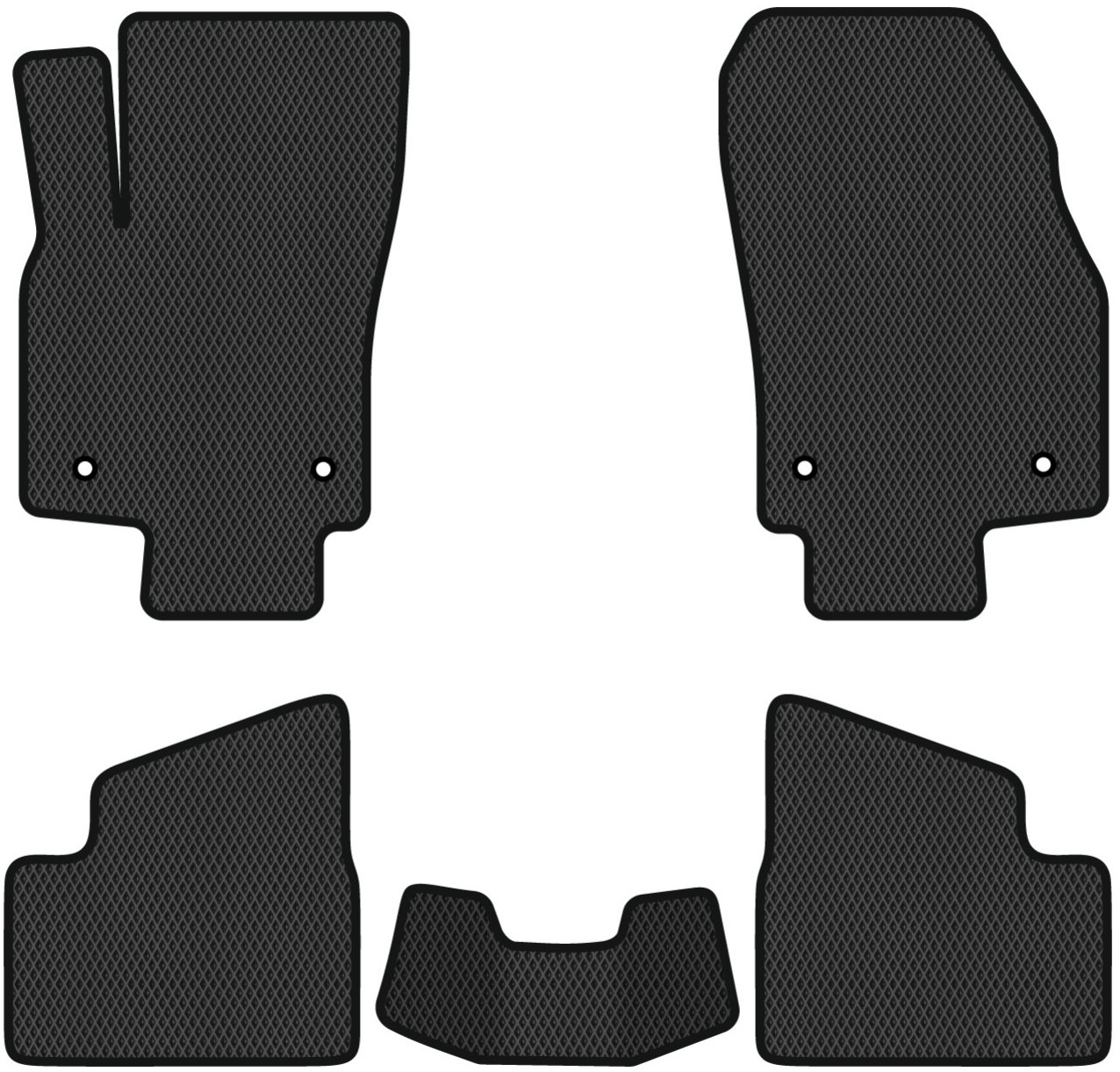 EVA килимки в салон авто EVAtech для Astra (H) AT Opel 2004-2014 3 покоління Combi EU (OL3544CV5AV4RBB) - Фото 1