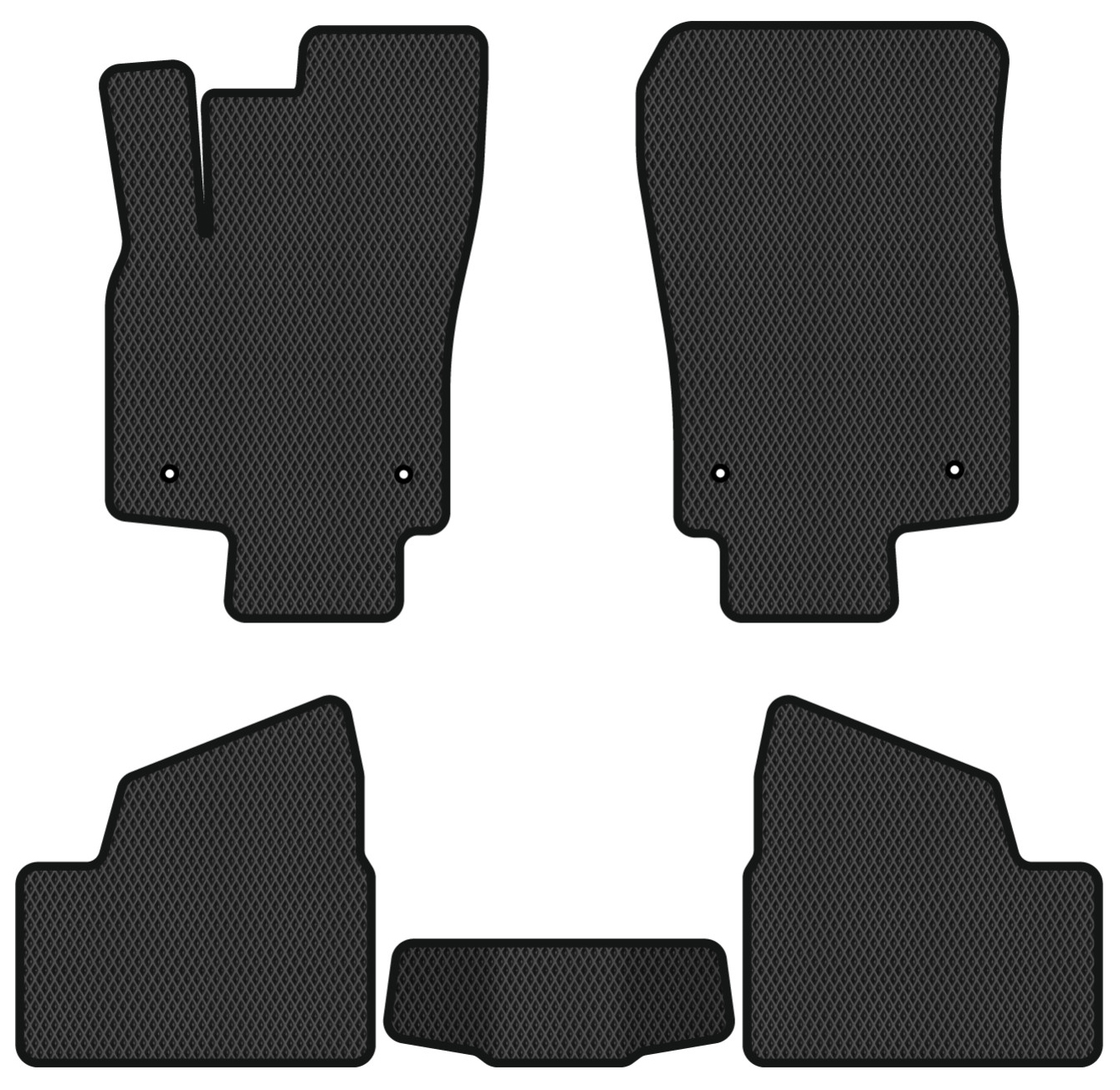 EVA килимки в салон авто EVAtech для Astra (H) MT Opel 2004-2014 3 покоління Htb EU (OL3582C5CP4RBB) - Фото 1