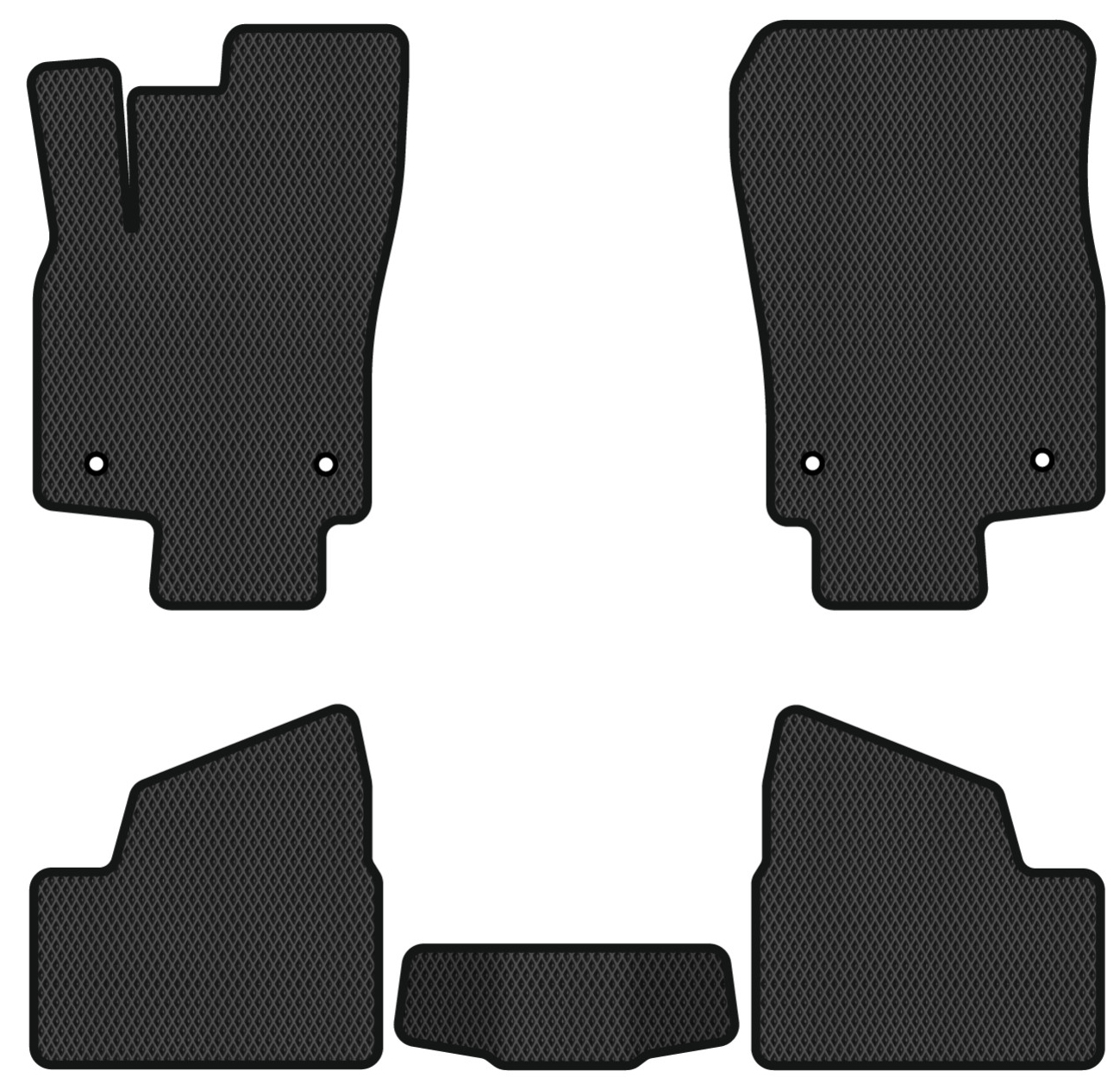 EVA килимки в салон авто EVAtech для Astra (H) MT Opel 2004-2014 3 покоління Htb EU (OL3583C5AV4RBB) - Фото 1