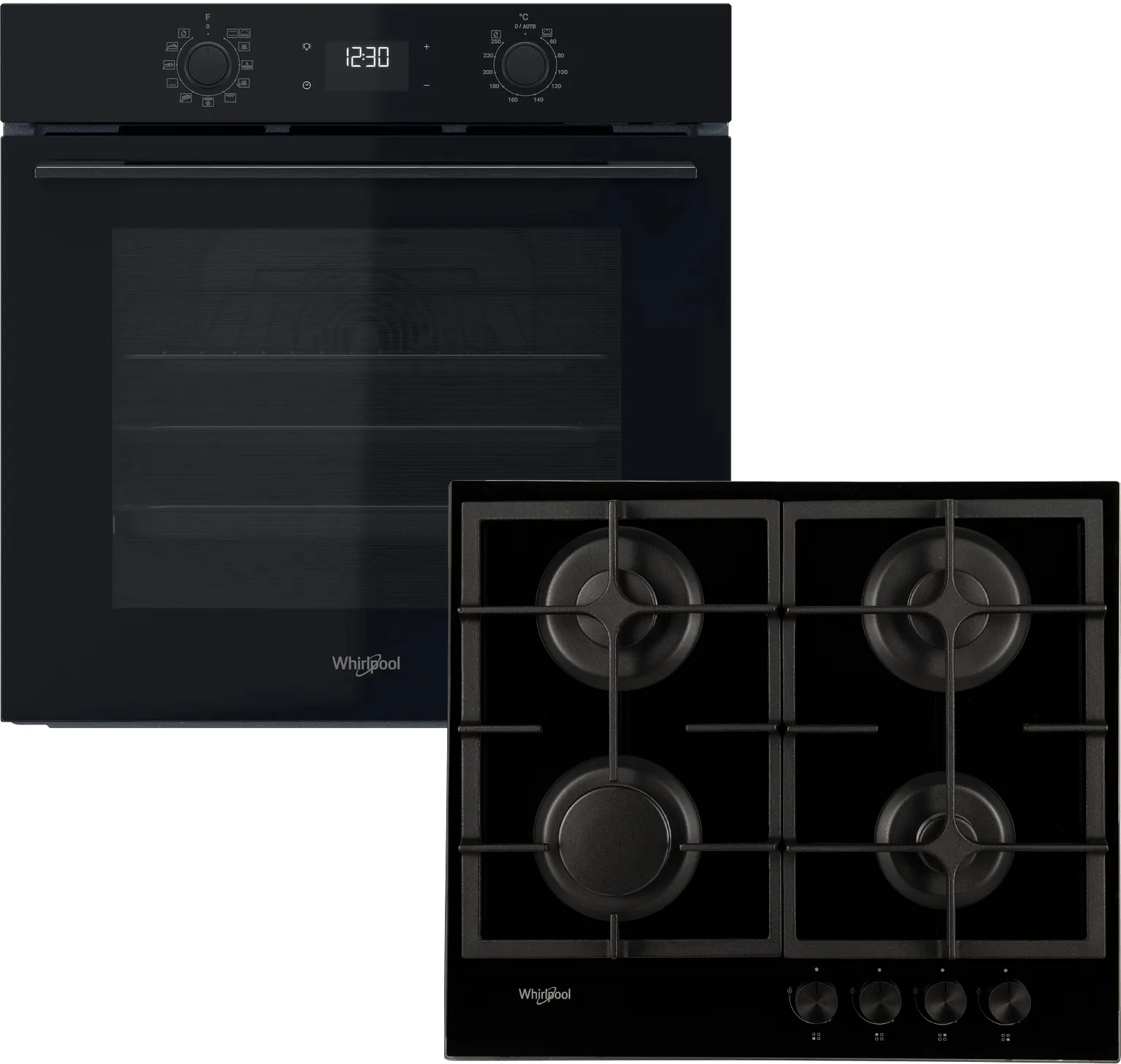 Комплект техники Whirlpool Духовой шкаф + Варочная панель Whirlpool OMK58HU1B + GOS 6415/NB1 - Фото 1