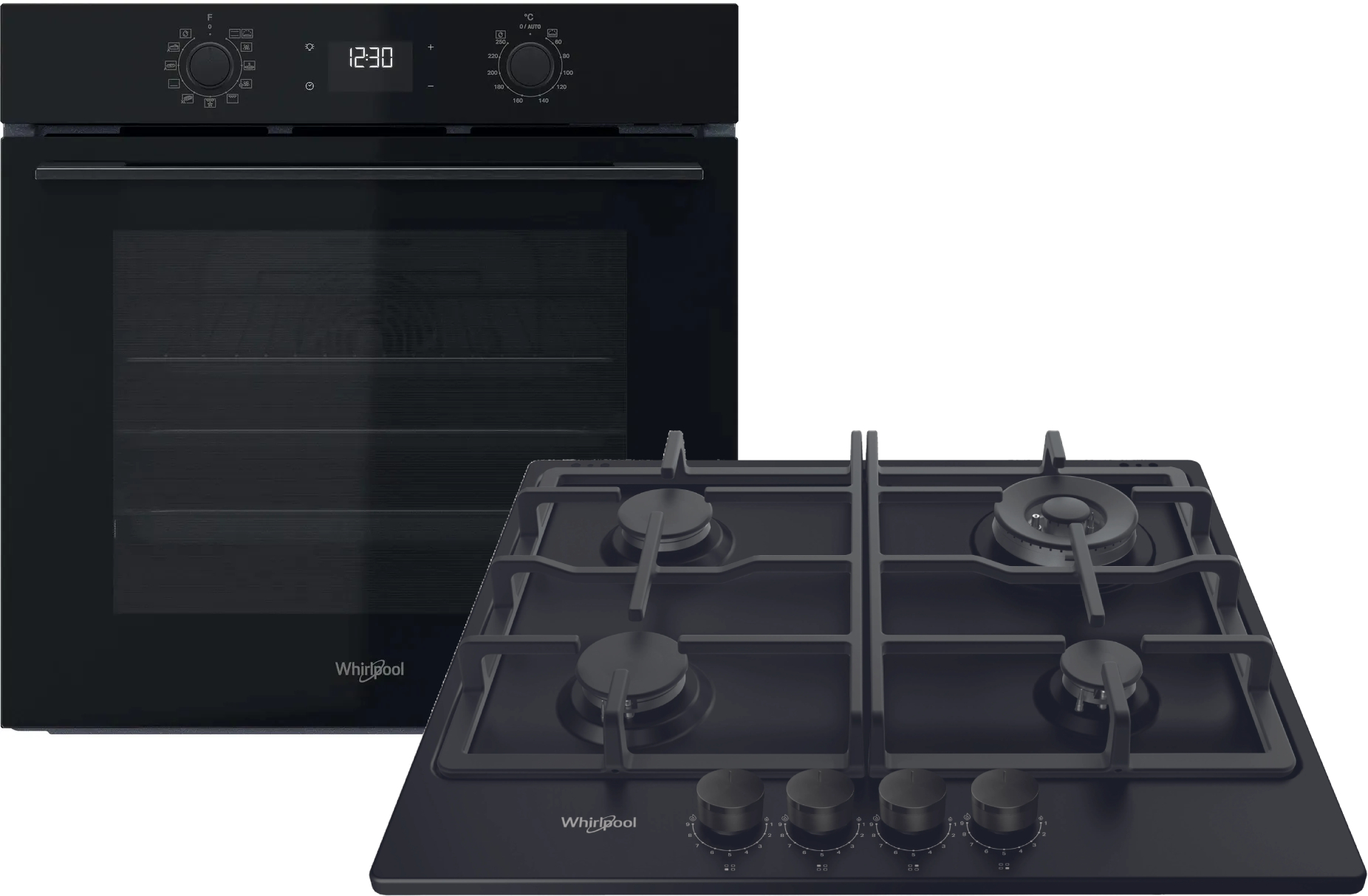 Комплект техники Whirlpool Духовой шкаф + Варочная панель Whirlpool OMK58HU1B + TKRL661NB - Фото 1