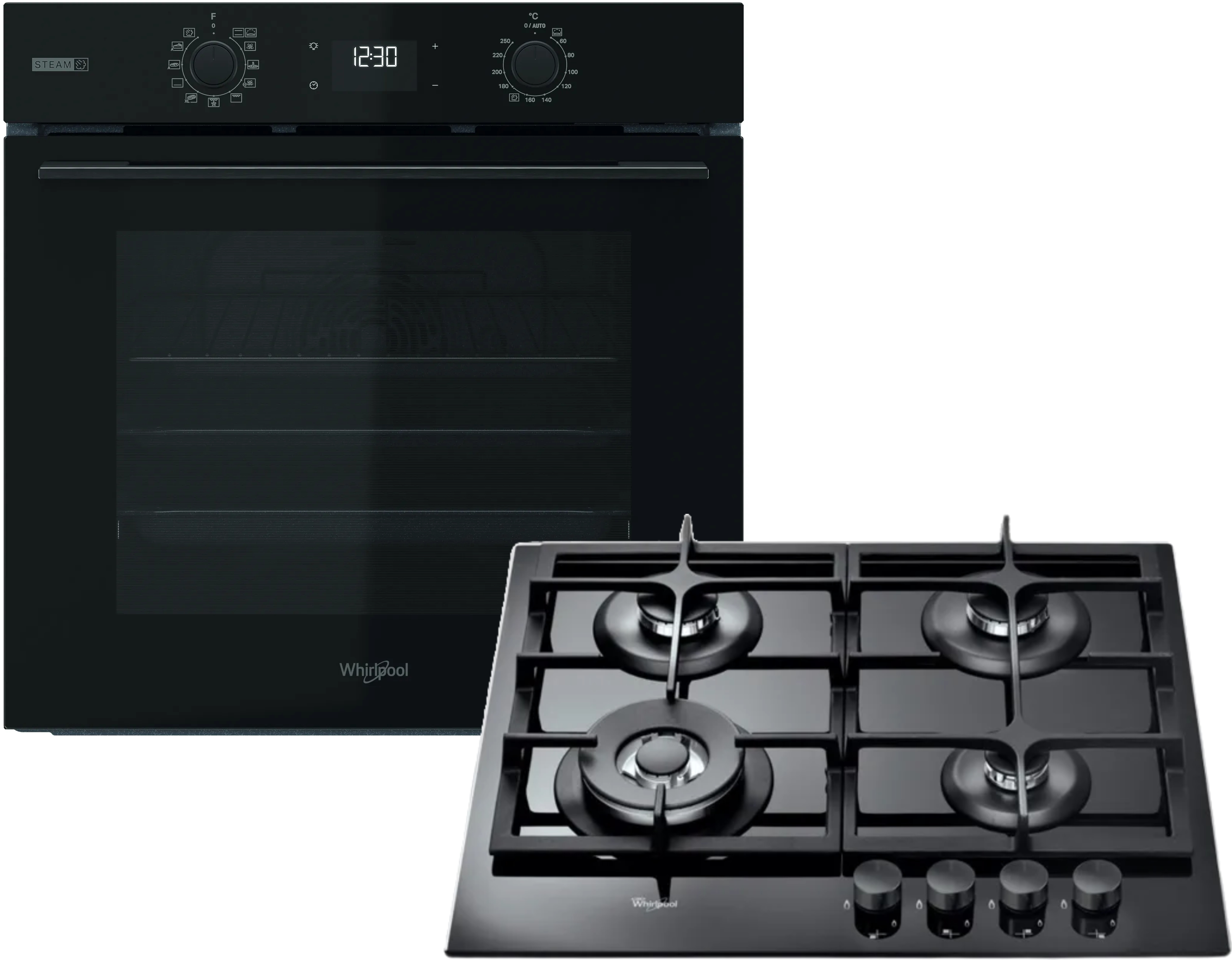 Купить Комплект техники Whirlpool Духовой шкаф + Варочная панель Whirlpool OMSK58CU1SB + GOA 6425/NB1 - Фото 1 Комплект техники Whirlpool Духовой шкаф + Варочная панель Whirlpool OMSK58CU1SB + GOA 6425/NB1 - Фото 1