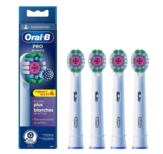Насадка для зубной щетки Oral-B Braun PRO 3D White EB18pRX 4 шт. - Фото 1
