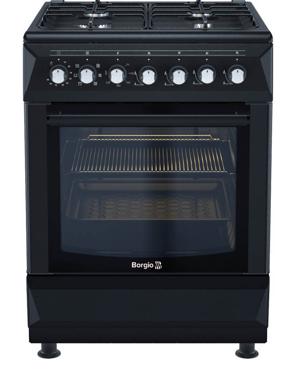 Плита газова Borgio GE 640 BL MBBLTF - Фото 1